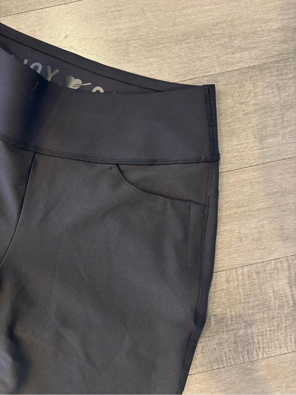 Puma Black Women's Athletic Golf Pants with Tapered Leg - Picture 4 of 11